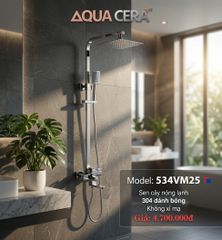 SEN CÂY NÓNG LẠNH INOX 304 ĐÁNH BÓNG 534VM25