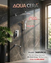 SEN CÂY NÓNG LẠNH INOX ĐÁNH BÓNG 568VM30