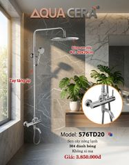 SEN CÂY NÓNG LẠNH INOX 304 ĐÁNH BÓNG 576TD20