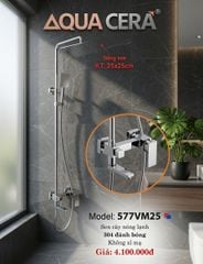 SEN CÂY NÓNG LẠNH INOX 304 ĐÁNH BÓNG 577VM25