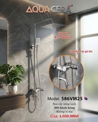 SEN CÂY NÓNG LẠNH INOX 304 ĐÁNH BÓNG 586VM25