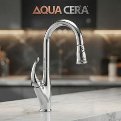 VÒI RỬA CHÉN (NÓNG LẠNH) - DÂY RÚT 6382D