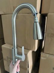 VÒI RỬA CHÉN (NÓNG LẠNH) - DÂY RÚT INOX304