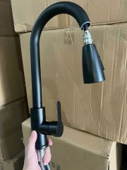 VÒI RỬA CHÉN (NÓNG LẠNH) - DÂY RÚT ĐEN