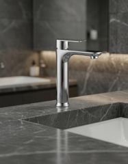 VÒI LAVABO (NÓNG - LẠNH ) INOX ĐÁNH BÓNG 304 - 3 TẤC - 718B-3T