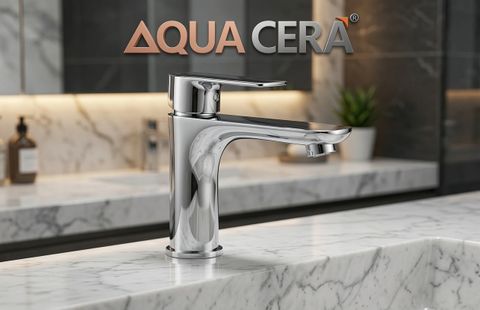 VÒI LAVABO (NÓNG - LẠNH ) INOX ĐÁNH BÓNG 304- 718B