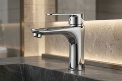 VÒI LAVABO (NÓNG - LẠNH ) INOX ĐÁNH BÓNG 304- 740B