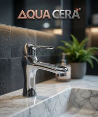 VÒI LAVABO (NÓNG - LẠNH )INOX ĐÁNH BÓNG 304 - 775B