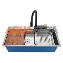 CHẬU RỬA CHÉN  304 VÒI NỔI  - 78x46