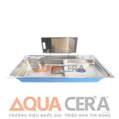 CHẬU RỬA CHÉN Giỏ cao Khay Thớt 304 - 78x48