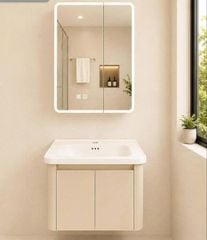 TỦ LAVABO KÍCH THƯỚC 60CM - KEM