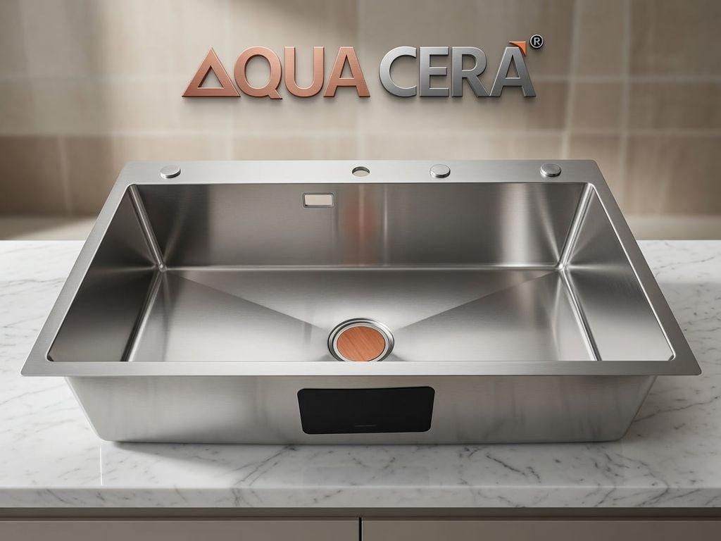 CHẬU RỬA CHÉN 1 HỘC INOX 304 - KÍCH THƯỚC 90X50