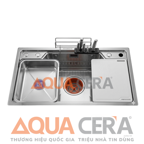 CHẬU RỬA CHÉN 304 RGT - 80x50 và 78x48cm