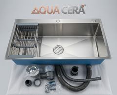 CHẬU RỬA CHÉN 1 HỘC INOX 304 - KÍCH THƯỚC 90X50