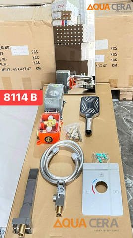 SEN ÂM TƯỜNG NÓNG LẠNH MẠ CROM 8114B