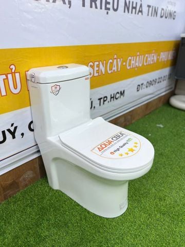 BỒN CẦU LIỀN KHỐI TRẮNG 828