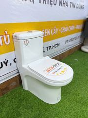 BỒN CẦU LIỀN KHỐI TRẮNG 828