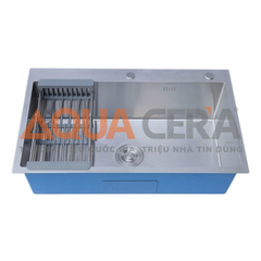 CHẬU RỬA CHÉN INOX 304 ĐÚC - 1 HỘC 90x50
