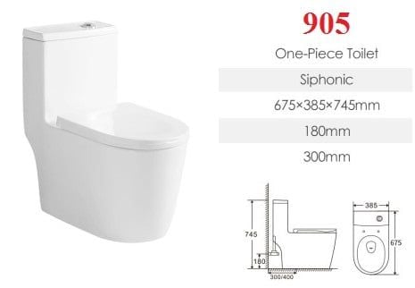 BỒN CẦU LIỀN KHỐI - 905