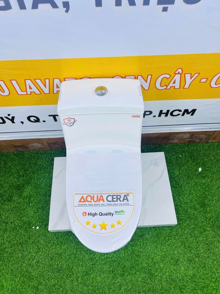 BỒN CẦU LIỀN KHỐI TRẮNG 909