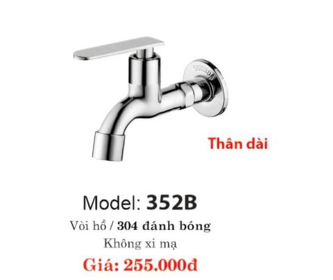 vòi hồ thân dài