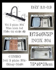 Chậu Thác 5 Phím 7546 sub 304