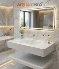 BÀN ĐÁ 2 TẦNG TRÀN VIỀN - BDXN BO GÓC
