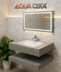 BÀN ĐÁ 2 TẦNG TRÀN VIỀN XÁM - BD2T 6045