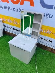 TỦ LAVABO KÍCH THƯỚC 60x50 - TUPVC3-60 TRẮNG