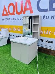 TỦ LAVABO KÍCH THƯỚC 60x50 - TUPVC3-60 TRẮNG