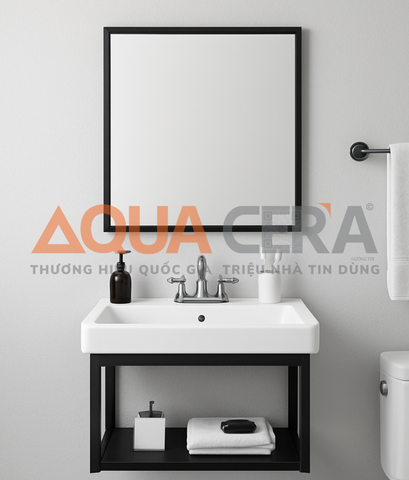 TỦ KỆ LAVABO KÍCH THƯỚC 50x36cm - D50