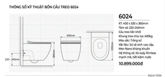 BỒN CẦU TREO TƯỜNG - 6024