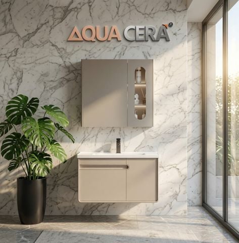 TỦ LAVABO KÍCH THƯỚC 60x50 - TUP7-60 KEM