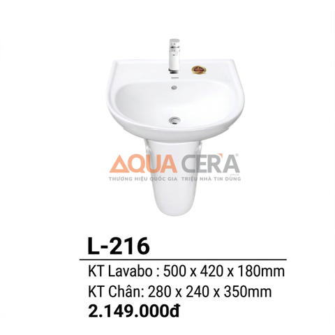 LAVABO TREO TƯỜNG - L-216