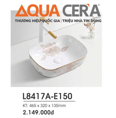 LAVABO ĐẶT BÀN - L8417A-E150