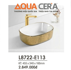 LAVABO ĐẶT BÀN - L8722-E113