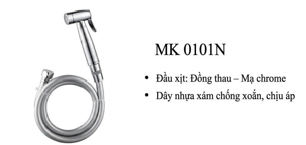 XỊT VỆ SINH ĐỒNG THAU MK-0101