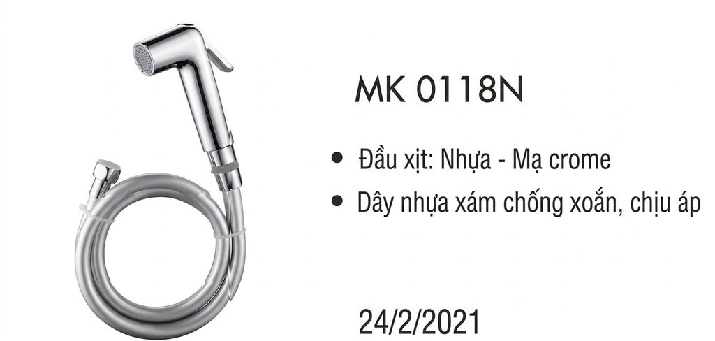 VÒI XỊT VỆ SINH MK-0118