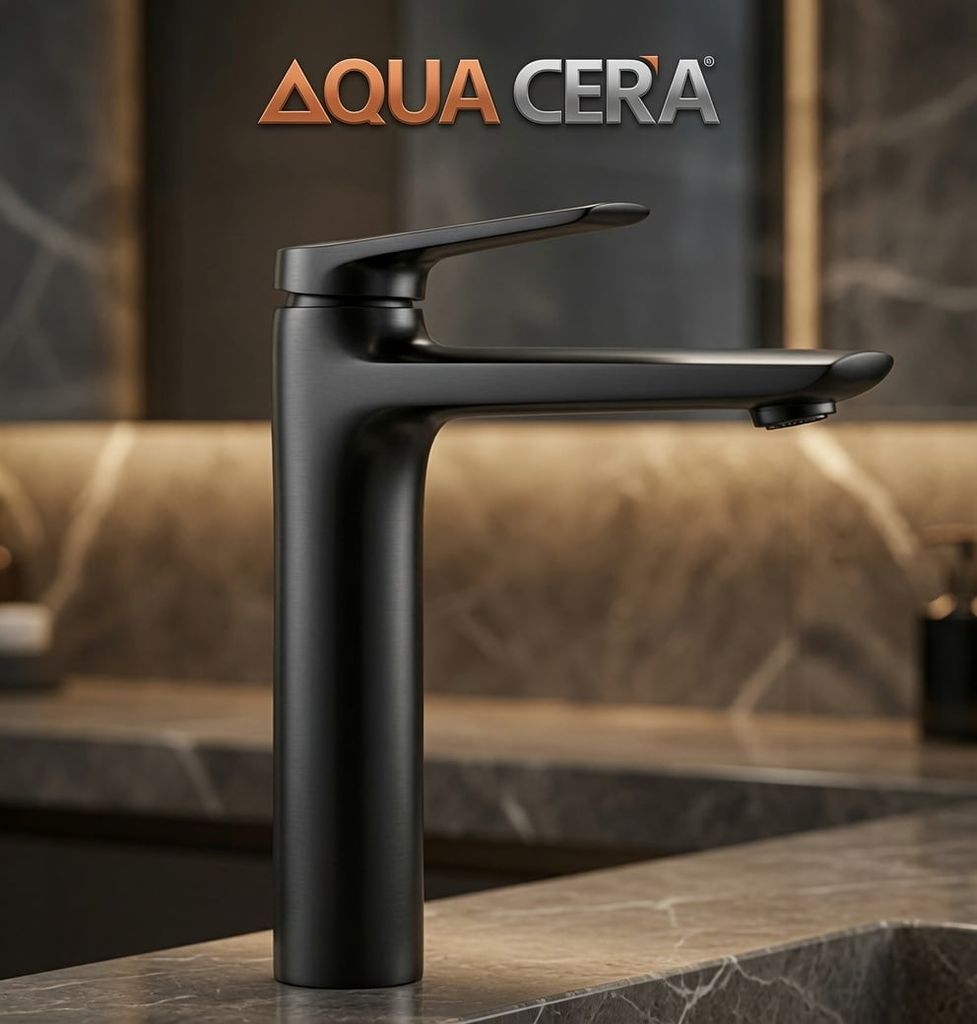 VÒI LAVABO (NÓNG - LẠNH) ĐỒNG THAU - 3 TẤC - MK2101BX