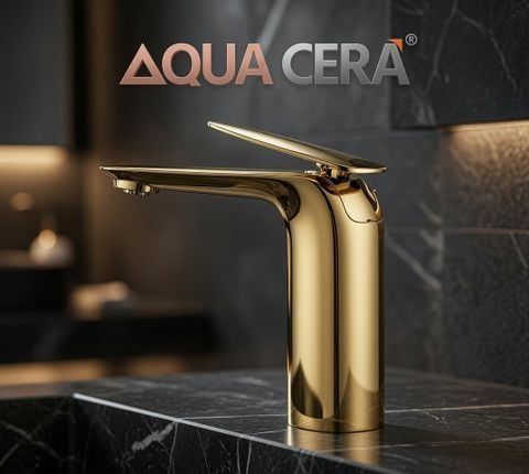 VÒI LAVABO (NÓNG - LẠNH ) ĐỒNG THAU - 2 TẤC - MK2102AB