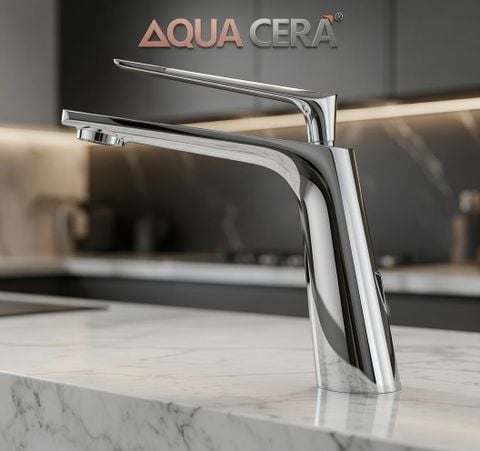 VÒI LAVABO (NÓNG - LẠNH ) ĐỒNG THAU 2 TẤC - MK2103AB