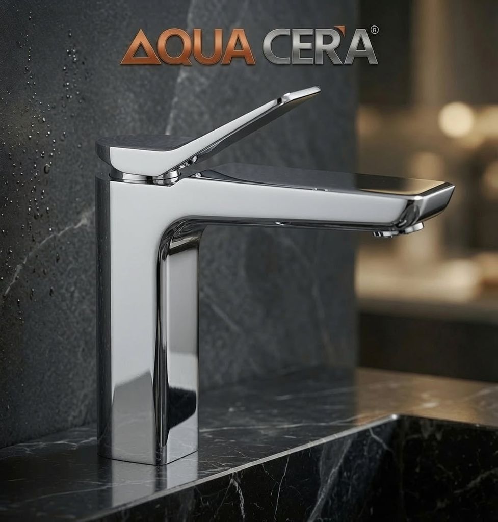 VÒI LAVABO (NÓNG - LẠNH ) ĐÔNG THAU 2 TẤC - MK2104AD