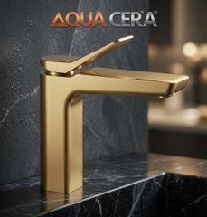 VÒI LAVABO (NÓNG - LẠNH ) ĐÔNG THAU 2 TẤC - MK2104AD