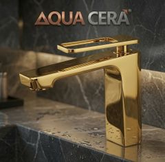 VÒI LAVABO (NÓNG - LẠNH ) ĐỒNG THAU 2 TẤC - MK2105AB
