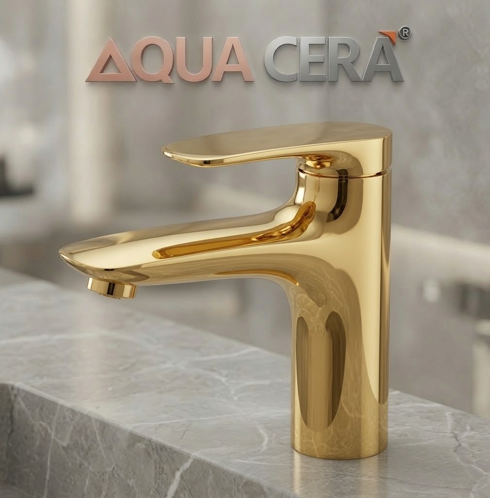 VÒI LAVABO (NÓNG - LẠNH ) ĐỒNG THAU - 2 TẤC - MK2110AX