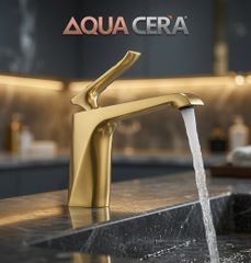 VÒI LAVABO (NÓNG - LẠNH ) ĐỒNG THAU 2 TẤC - MK2201AD