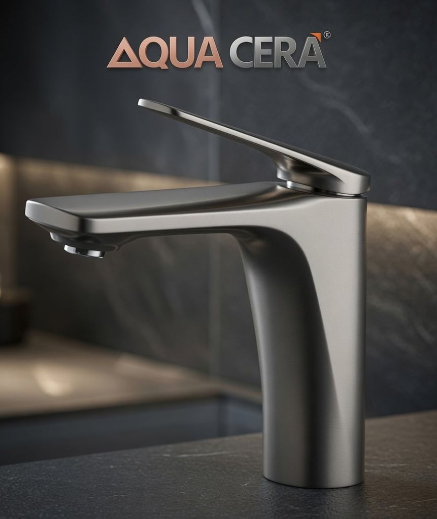 VÒI LAVABO (NÓNG - LẠNH ) ĐỒNG THAU - 2 TẤC - MK2262AB