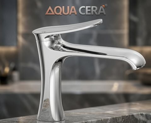 VÒI LAVABO (NÓNG - LẠNH ) ĐỒNG THAU 2 TẤC - MK2264AB