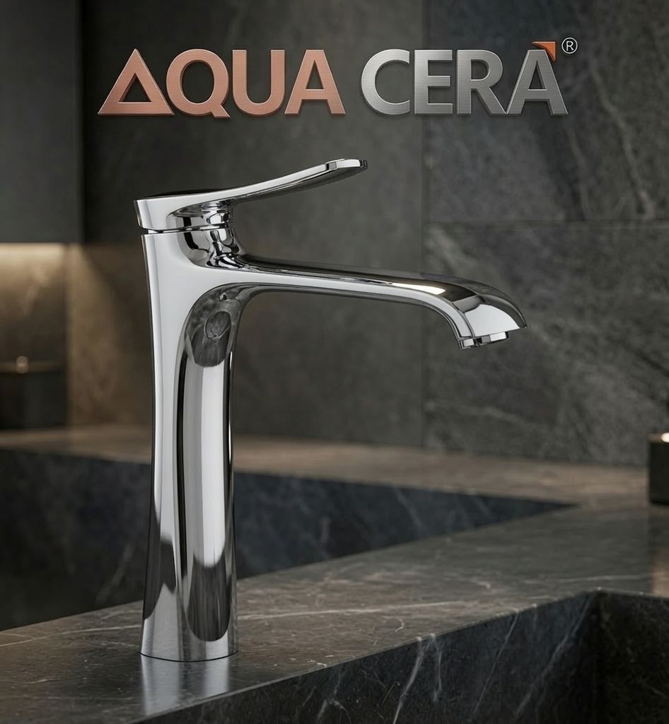 VÒI LAVABO (NÓNG - LẠNH) ĐỒNG THAU - 3 TẤC - MK2264BX