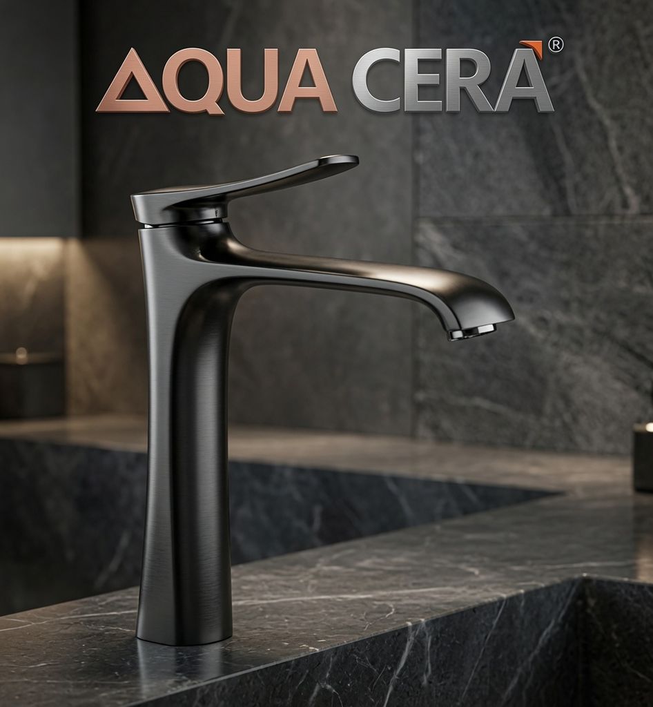 VÒI LAVABO (NÓNG - LẠNH) ĐỒNG THAU - 3 TẤC - MK2264BX